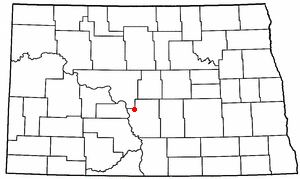 Location of Wilton, North Dakota