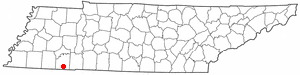 Location of Eastview, Tennessee