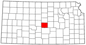 Image:Map of Kansas highlighting Rice County.png