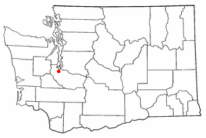 Location of Lakewood, Washington