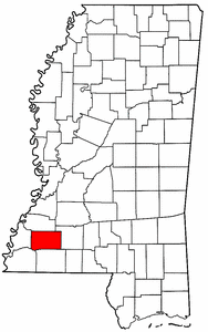 Image:Map of Mississippi highlighting Franklin County.png