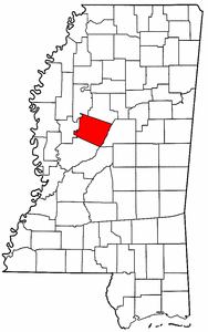 Image:Map of Mississippi highlighting Holmes County.png