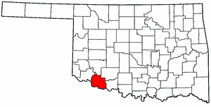 Image:Map of Oklahoma highlighting Tillman County.png