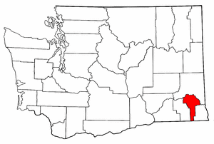 Image:Map of Washington highlighting Garfield County.png