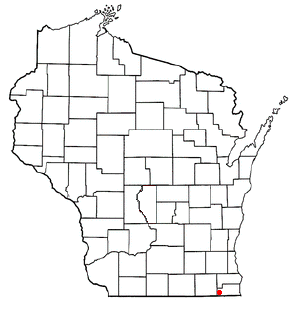 Location of Powers Lake, Wisconsin
