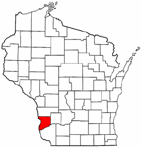 Image:Map of Wisconsin highlighting Crawford County.png