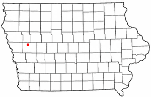 Location of Schleswig, Iowa