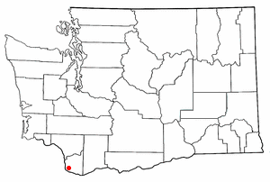 Location of Minnehaha, Washington