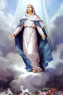 The Assumption of the Blessed Virgin Mary into HeavenCatholic dogma proclaimed under papal infallibility by  in 1950