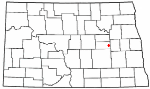 Location of Glenfield, North Dakota