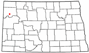 Location of Springbrook, North Dakota