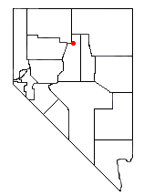 Location of Battle Mountain, Nevada