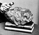 Meteorite which fell in  in  (Full image)