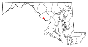 Location of Travilah, Maryland