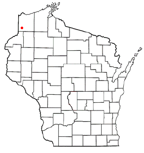 Location of Dairyland, Wisconsin