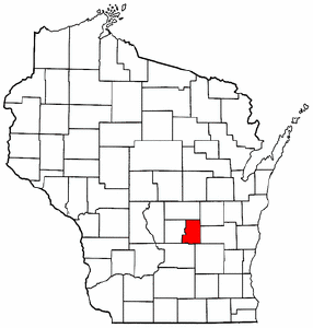 Image:Map of Wisconsin highlighting Green Lake County.png