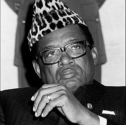 Mobutu Ss Seko in the 1960's.