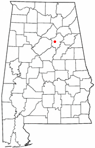 Location of Odenville, Alabama
