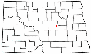 Location of Cathay, North Dakota