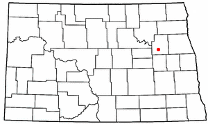 Location of Pekin, North Dakota
