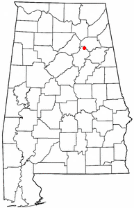 Location of Steele, Alabama