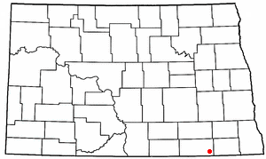 Location of Ludden, North Dakota