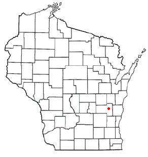 Location of Empire, Wisconsin