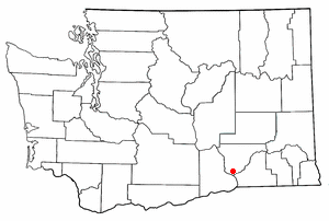 Location of Pasco, Washington