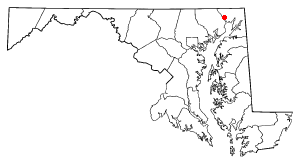 Location of Port Deposit, Maryland