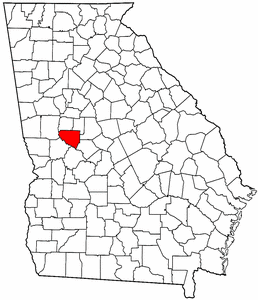 Image:Map of Georgia highlighting Upson County.png