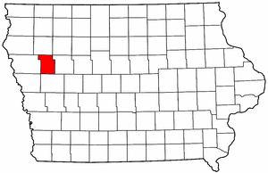 Image:Map of Iowa highlighting Ida County.png