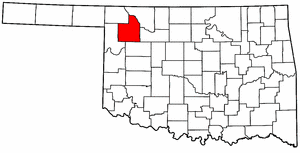Image:Map of Oklahoma highlighting Woodward County.png