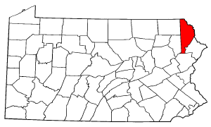 Image:Map of Pennsylvania highlighting Wayne County.png