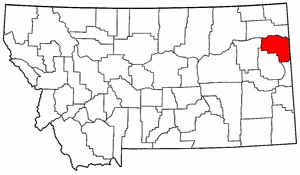 Image:Map of Montana highlighting Richland County.png