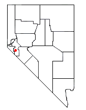 Location of Smith Valley, Nevada