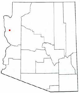 Location of Golden Valley, Arizona