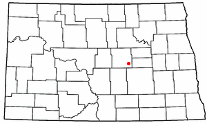 Location of Sykeston, North Dakota