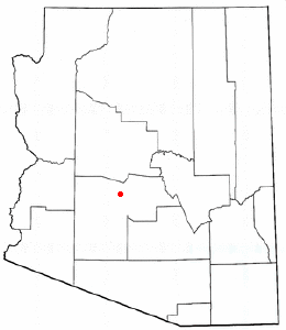 Location of Sun City West, Arizona