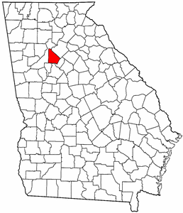 Image:Map of Georgia highlighting Dekalb County.png