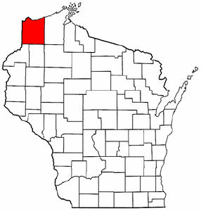 Image:Map of Wisconsin highlighting Douglas County.png