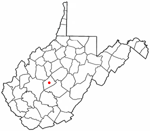 Location of Clay, West Virginia