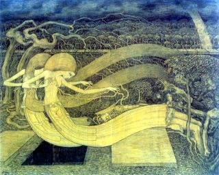 O Grave, Where Is Thy Victory? by Jan Toorop (1892)