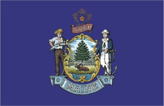 Flag of Maine.Image provided by Classroom Clip Art (http://classroomclipart.com)