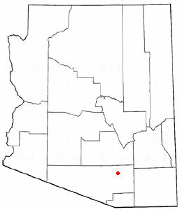 Location of Casas Adobes, Arizona