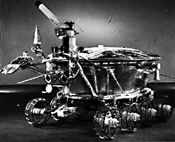 Lunokhod series Soviet Moon exploration robot vehicle