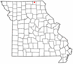 Location of Lancaster, Missouri