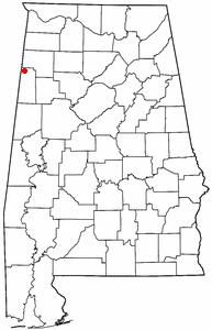 Location of Detroit, Alabama