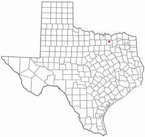 Location of Melissa, Texas