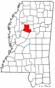 Image:Map of Mississippi highlighting Carroll County.png