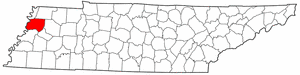 Image:Map of Tennessee highlighting Dyer County.png